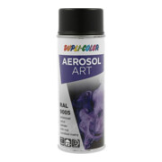 Buntlackspray AEROSOL Art tiefschwarz seidenmatt RAL 9005 400 ml Spraydose