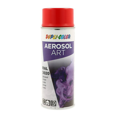Buntlackspray AEROSOL Art verkehrsrot glänzend RAL 3020 400 ml Spraydose