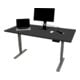Bureau à réglage en hauteur électrique STIER THA 140x80 cm, noir/noir