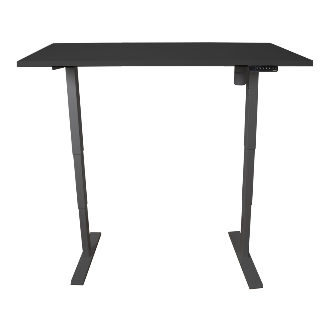 STIER Bureau à hauteur réglable électriquement THA noir/noir