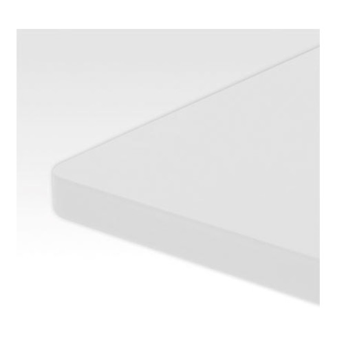 Bureau &agrave; r&eacute;glage en hauteur &eacute;lectrique STIER 501-33 180x80 cm, m&eacute;lamin&eacute; blanc, 68-118 cm