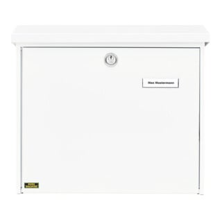 Burg-Wächter Boîte aux lettres Comfort 913 W verrouillable blanc galvanisé