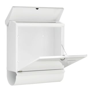 Burg-Wächter Boîte aux lettres Comfort-Set 91300 W verrouillable blanc galvanisé
