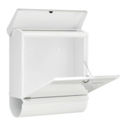 Burg-Wächter Boîte aux lettres Comfort-Set 91300 W verrouillable blanc galvanisé