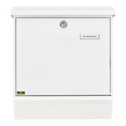 Burg-Wächter Boîte aux lettres Comfort-Set 91300 W verrouillable blanc galvanisé-4