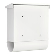 Burg-Wächter Boîte aux lettres Comfort-Set 91300 W verrouillable blanc galvanisé-5