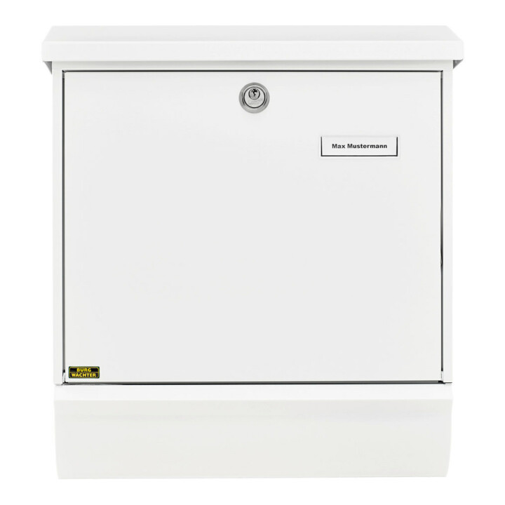 Burg-Wächter Boîte aux lettres Comfort-Set 91300 W verrouillable blanc galvanisé