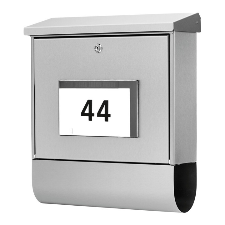 Burg-Wächter Boîte aux lettres Malaga-Set 4400 Ni Set ER avec vernis protecteur