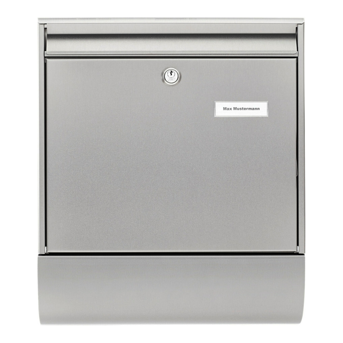 BURG-WÄCHTER Briefkasten Borkum-Set 38770 Ni H.422mm L.362mm P.100mm VA DIN C4