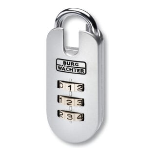 Burg-Wächter Cadenas à combinaison Combi Lock 71 25 SB chromé