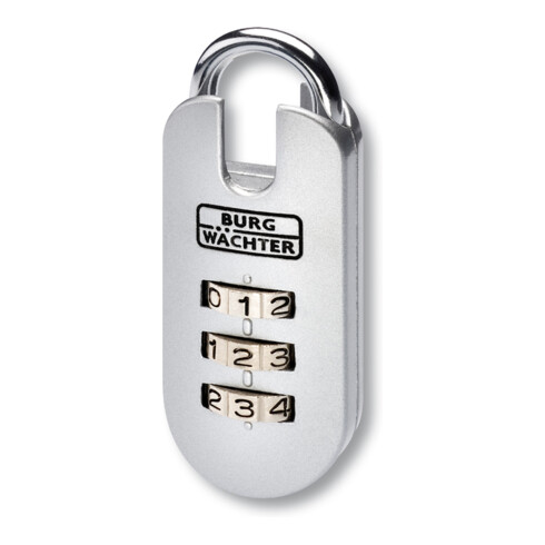 Burg-Wächter Cadenas à combinaison Combi Lock 71 25 SB chromé