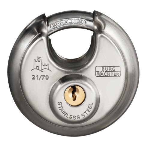 Burg-Wächter Cadenas à cylindre 21 60 Corps de serrure B.60mm VA différents cadenas