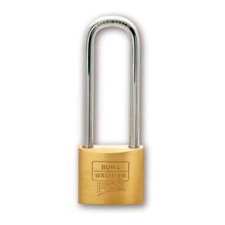 BURG-WÄCHTER Cadenas à cylindre de précision, anse longue à clés différentes 40 mm