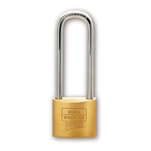 BURG-WÄCHTER Cadenas à cylindre de précision, anse longue à clés différentes 40 mm