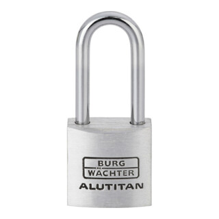 Burg-Wächter Cadenas Alutitan 770 HB 20 26 SB Aluminium massif titane