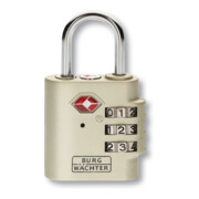 BURG-WÄCHTER Cadenas TSA / à combinaison chiffrée 30 mm
