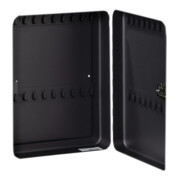 Burg-Wächter Key Box KC H.300mm W.240mm D.60mm Tôle d'acier noire Qté. Hak. 36 pcs.