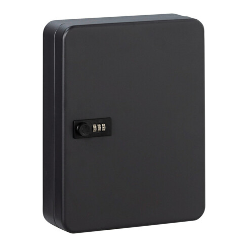 Burg-Wächter Key Box KC H.300mm W.240mm D.60mm Tôle d'acier noire Qté. Hak. 36 pcs.