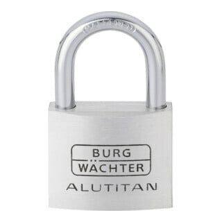 Burg-Wächter ALUTITAN Vorhängeschloss verschiedenschließend 50 mm