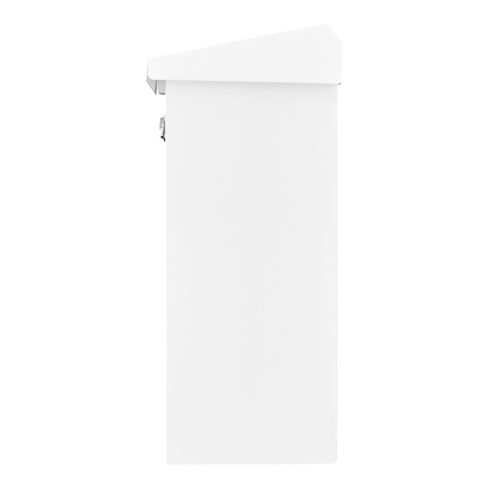 Burg-Wächter Briefkasten Comfort 913 W abschließbar weiß verzinkt