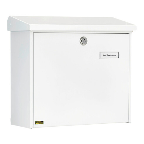 Burg-Wächter Briefkasten Comfort 913 W abschließbar weiß verzinkt