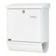 Burg-Wächter Briefkasten Comfort-Set 91300 W abschließbar weiß verzinkt-2