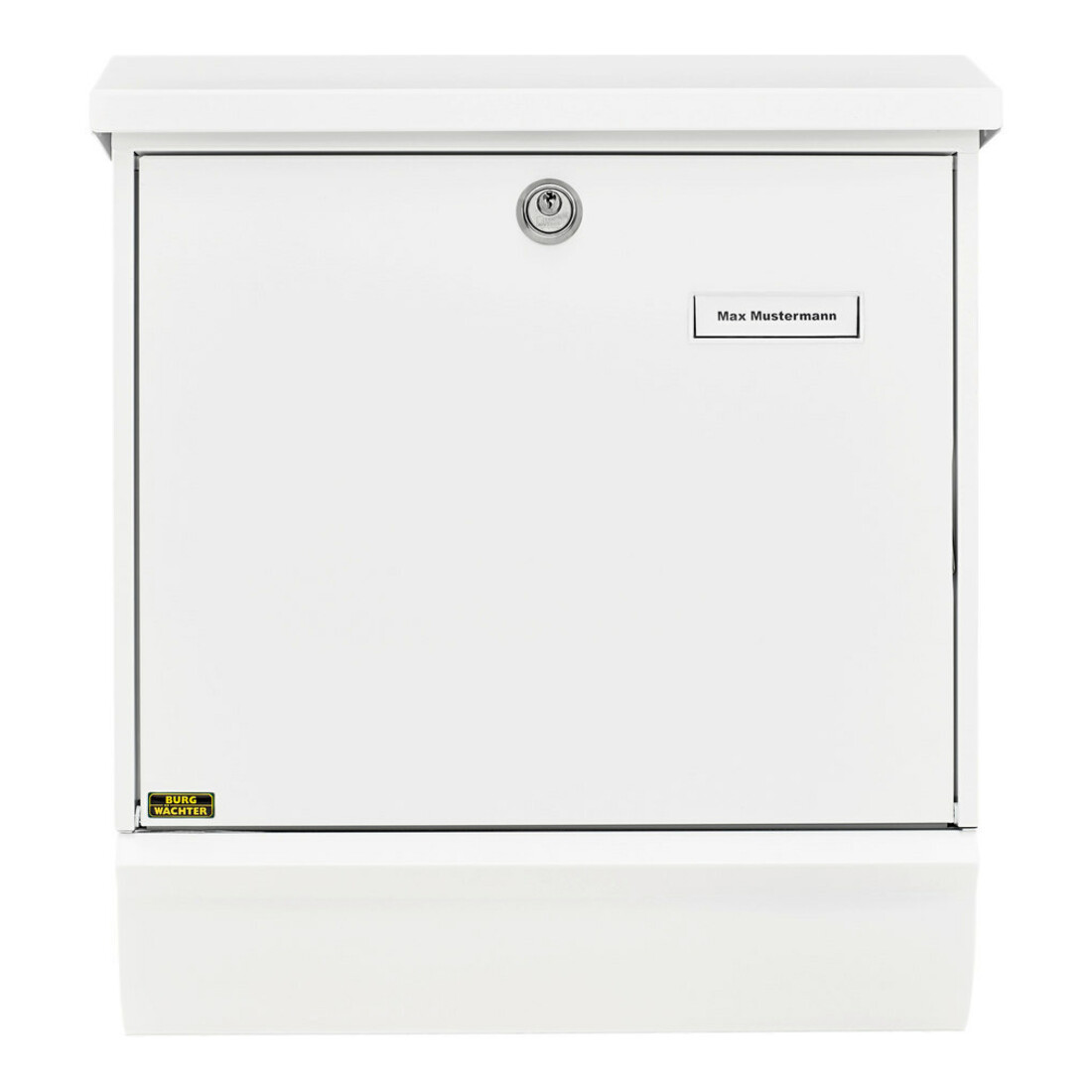 Burg-Wächter Briefkasten Comfort-Set 91300 W abschließbar weiß verzinkt