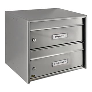Burg-Wächter Briefkasten Dual Front 821/3821 H.360mm B.407mm T.292mm VA STA DIN C4