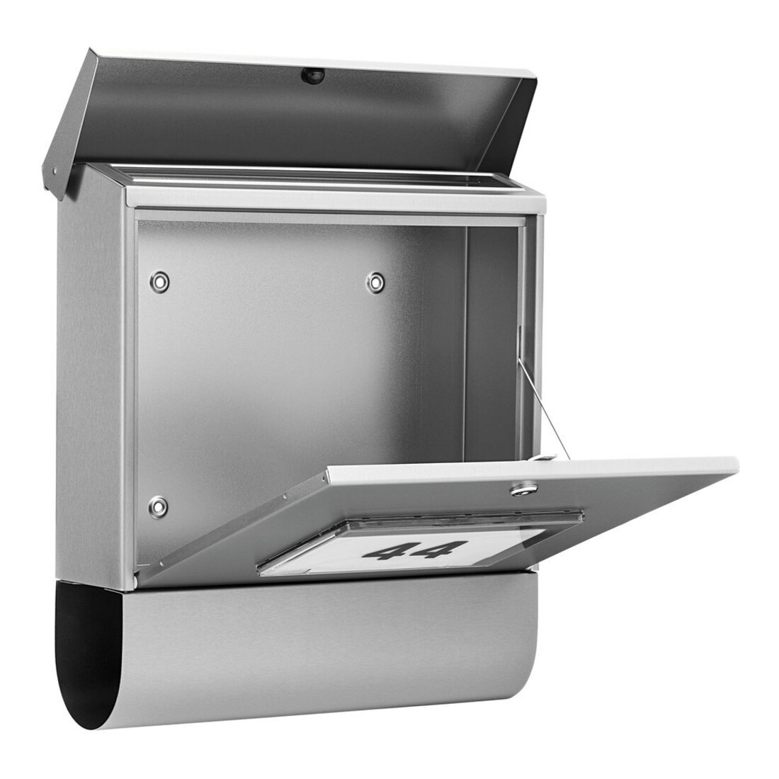Burg-Wächter Briefkasten Malaga-Set 4400 Ni Set ER m.Schutzlack versieg.