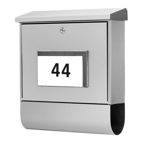 Burg-Wächter Briefkasten Malaga-Set 4400 Ni Set ER m.Schutzlack versieg.