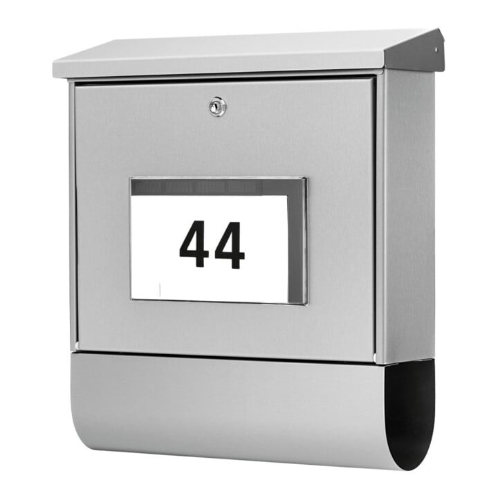 Burg-Wächter Briefkasten Malaga-Set 4400 Ni Set ER m.Schutzlack versieg.