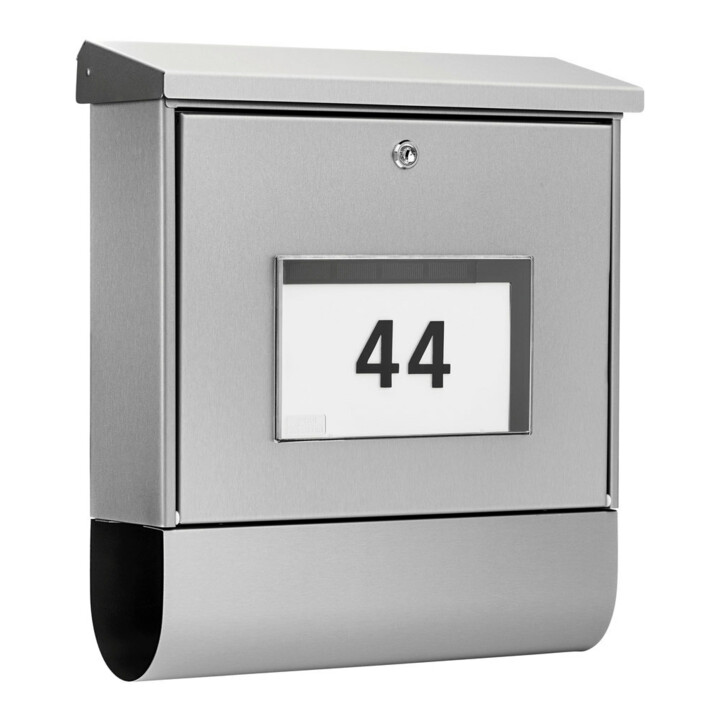 Burg-Wächter Briefkasten Malaga-Set 4400 Ni Set ER m.Schutzlack versieg.