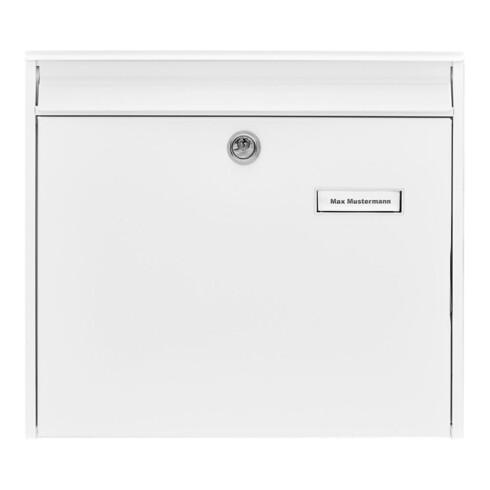 Burg-Wächter Briefkasten Potsdam H.322mm B.362mm T.100mm weiß STA DIN C4