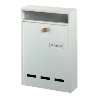 Burg-Wächter Briefkasten Wismar H.315mm B.215mm T.75mm weiß STA DIN B5