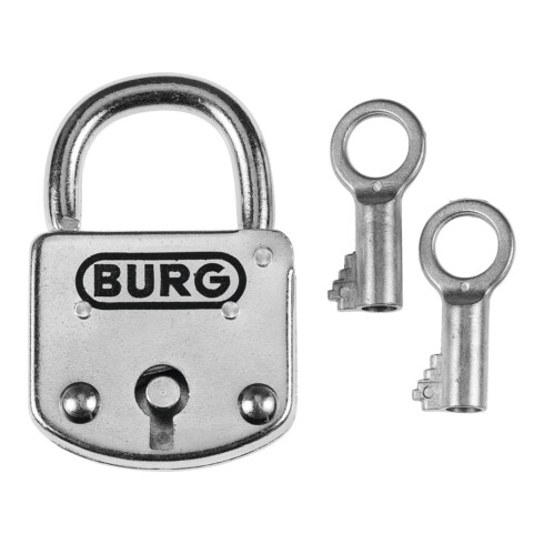 BURG-WAECHTER Lucchetto zincato ad apertura con chiave diversa, Modello: 393