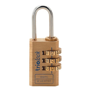 Burg-Wächter Zahlen-Vorhangschl. Combi Lock 80 Schlosskörper-B.30mm MS Zahlenroll. 3