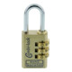 Burg-Wächter Zahlen-Vorhangschl. Combi Lock 80 Schlosskörper-B.30mm MS Zahlenroll. 3-2