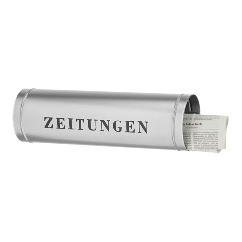 Burg-Wächter Zeitungsro. mit Deckel, 800 Si zum Anschrauben Stahlblech verzinkt