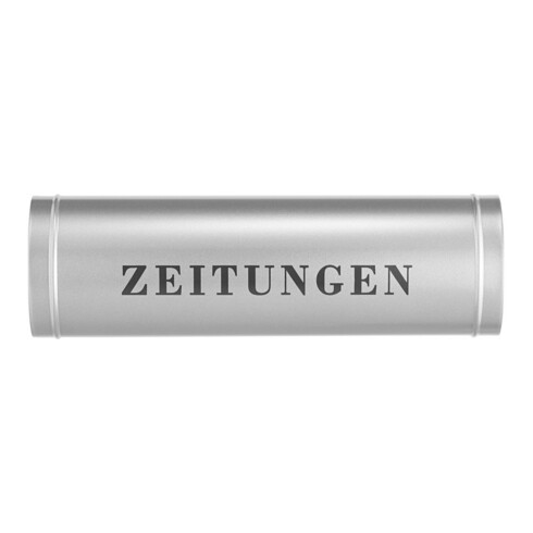 Burg-Wächter Zeitungsro. mit Deckel, 800 Si zum Anschrauben Stahlblech verzinkt