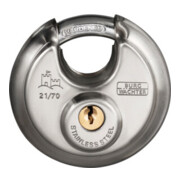 Burg-Wächter Zylinder-Vorhangschloss 21 70 Schlosskörper-B.70mm VA versch.-schl.