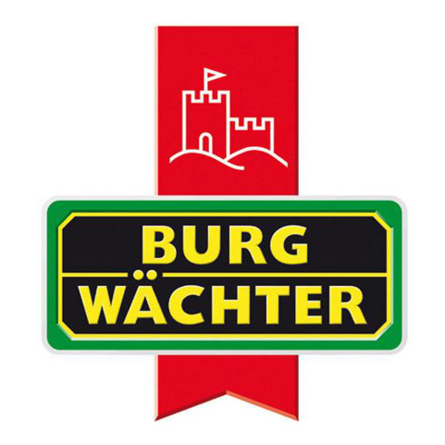 Burg-Wächter Zylinder-Vorhangschloss 222 15 Schlosskörper-B.15mm MS versch.-schl.