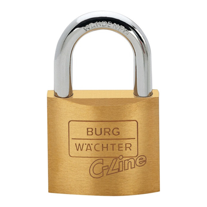 Burg-Wächter Zylinder-Vorhangschloss 222 60 Schlosskörper-B.60mm MS versch.-schl.