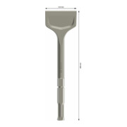 Burin à bêche Bosch avec support hexagonal 22 mm 400 x 115 mm-4