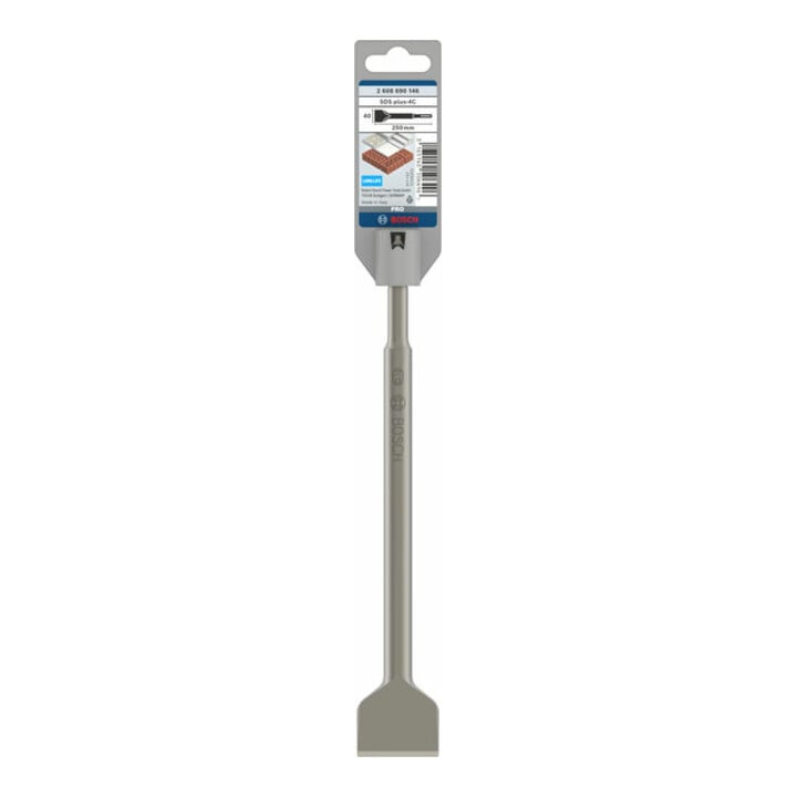 Burin à bêche Bosch avec support SDS-plus, 250 x 40 mm