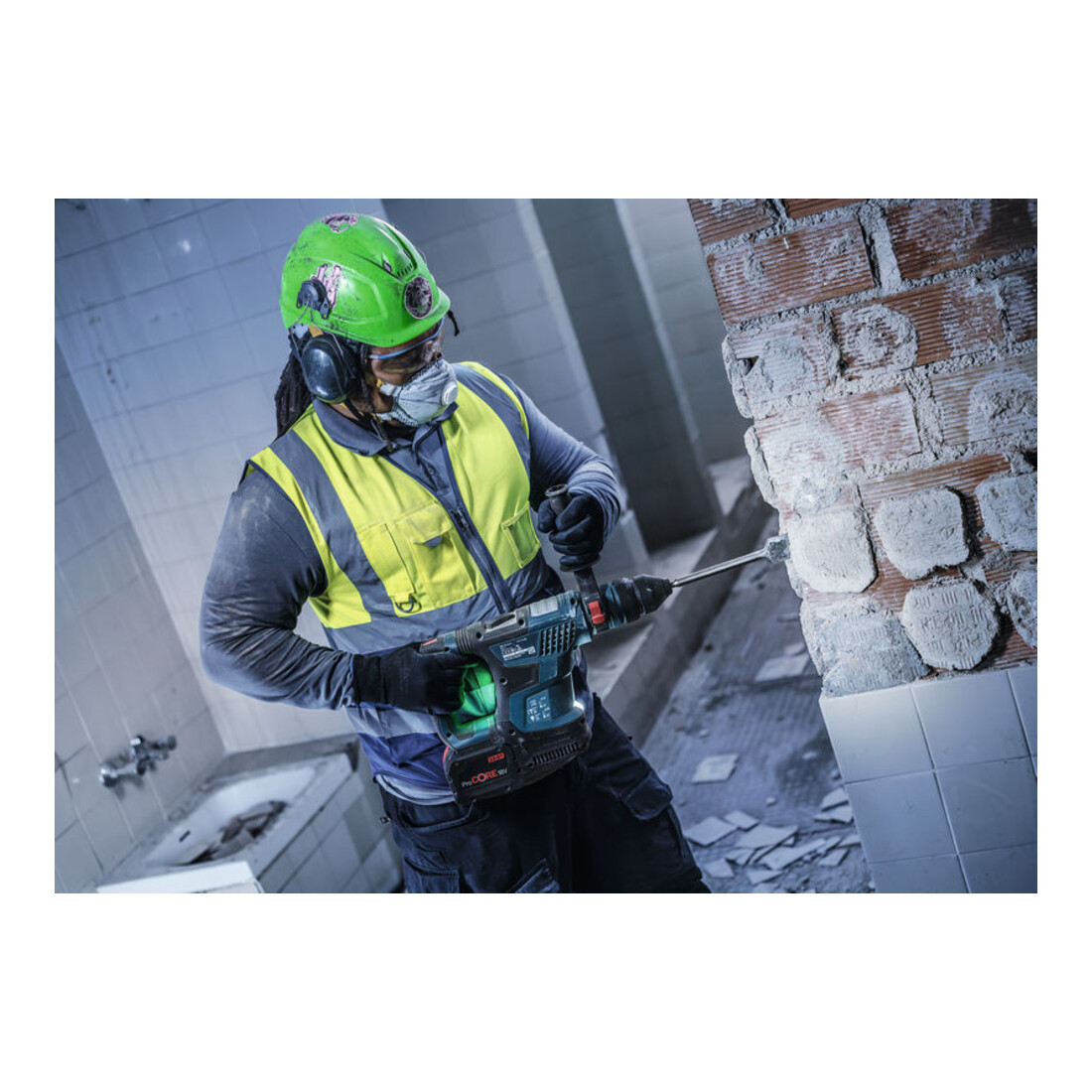 Burin à bêche Bosch avec support SDS-plus, 250 x 40 mm
