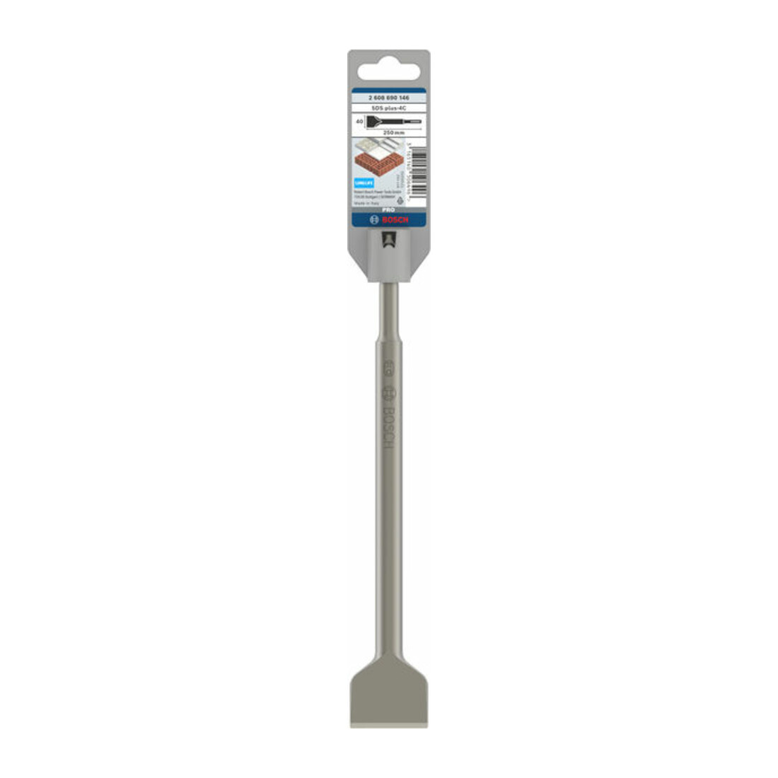 Burin à bêche Bosch avec support SDS-plus, 250 x 40 mm