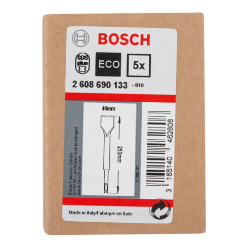 Burin à bêche Bosch avec support SDS-plus, 250 x 40 mm