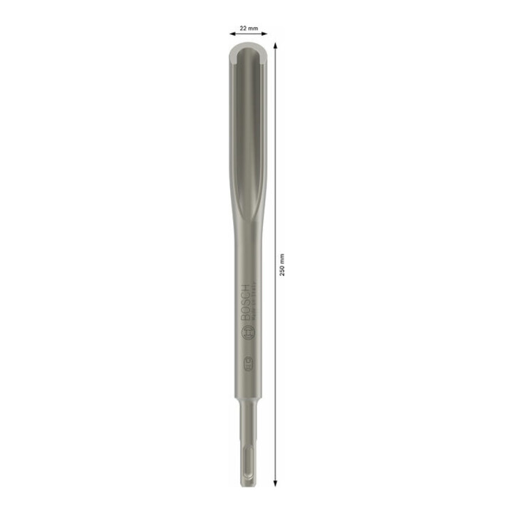 Burin à gouje creuse Bosch SDS plus 250 x 22 mm