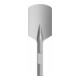 Burin à bêche Bosch avec support hexagonal de 28 mm 400 mm-1