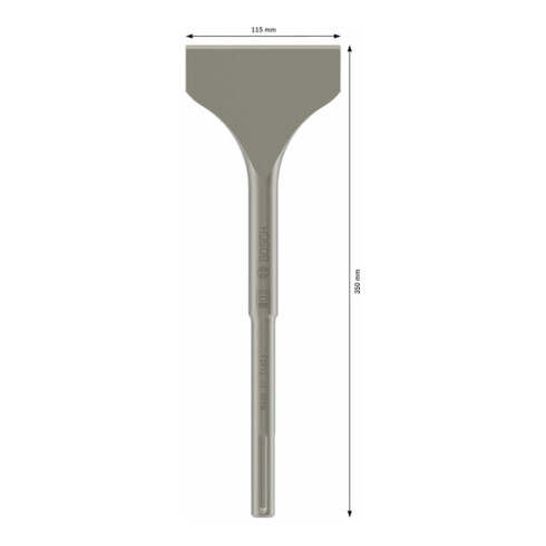 Burin bêche SDS max 350 x 115 mm
